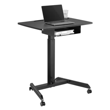 Maclean MC-903B Ergonomic Laptop Desk, Adjustable Height, Black