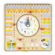 Ecotoys ESC-W-036 Wooden Educational Board - Calendar and Clock