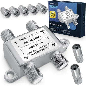 Berdsen BD-957 Passive 3-Way Antenna Splitter 5–2400 MHz