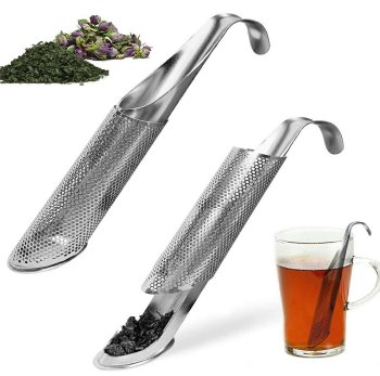 Stainless Steel Tea Infuser Stick for Loose Leaf Tea and Herbs, Silver