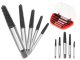 5-Piece Broken Screw Extractor Set, Red