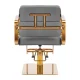 Gabbiano Porto Hairdressing Chair with Gold Base Grey