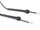 Adjustable Fitness Jump Rope, Black