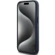 Guess iPhone 15 Plus / 14 Plus Case 4G Triangle Metal Logo, Blue