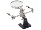 Helping Hand Soldering Stand with 2.5x Magnifier and Alligator Clips