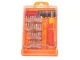 32-in-1 Precision Torx Screwdriver Set with Magnetic Bits, Orange