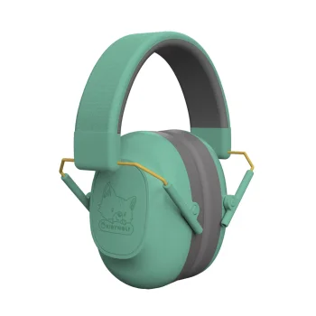 Kids Noise-Cancelling Earmuffs Kidywolf Kidynoise Green
