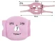 Cooling and Warming Gel Face Mask, Pink