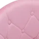 Ergonomic Velvet Swivel Chair 4Rico QS-BL12G, Pink