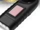 Dynamo Solar LED Flashlight with Carabiner, Black