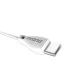Dudao USB to USB Type-C Cable 2.1A 1m, White