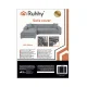Ruhhy Sofa Cover 145-185 cm, Light Grey