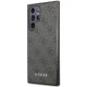 Guess 4G Metal Gold Logo Case for Samsung Galaxy S23 Ultra Grey