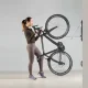 Maclean MC-471 Wall Bike Mount, up to 35 kg, Black
