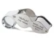 Folding Jeweler\'s Loupe 10x & 20x Magnifier, Steel Body