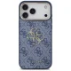 Guess 4G Big 4G Classic Logo Phone Case Cover iPhone 17 Pro Max - Blue and Gold