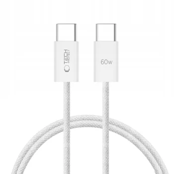 Tech-Protect UltraBoost Classic USB-C / USB-C PD Cable 60W 1m, White