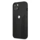 Apple iPhone 13 mini 5.4\" BMW Leather Curve Perforate Case Cover (BMHCP13SRSPPK), Black