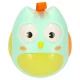 Kid\'s Educational Sensory Tumbler Toy Roly-poly Rattle \"Owl\", Light Blue