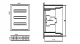 MCB Enclosure Box TIBOX 440x600x115mm, 3x16P, Surface Mount, IP54, Light Grey