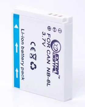 Extra Digital Battery for Canon NB-6L / NB-6LH, 1060mAh