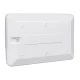 Maclean MCE292 W LED Facade Lamp with House Number & Twilight Sensor, 10W, White