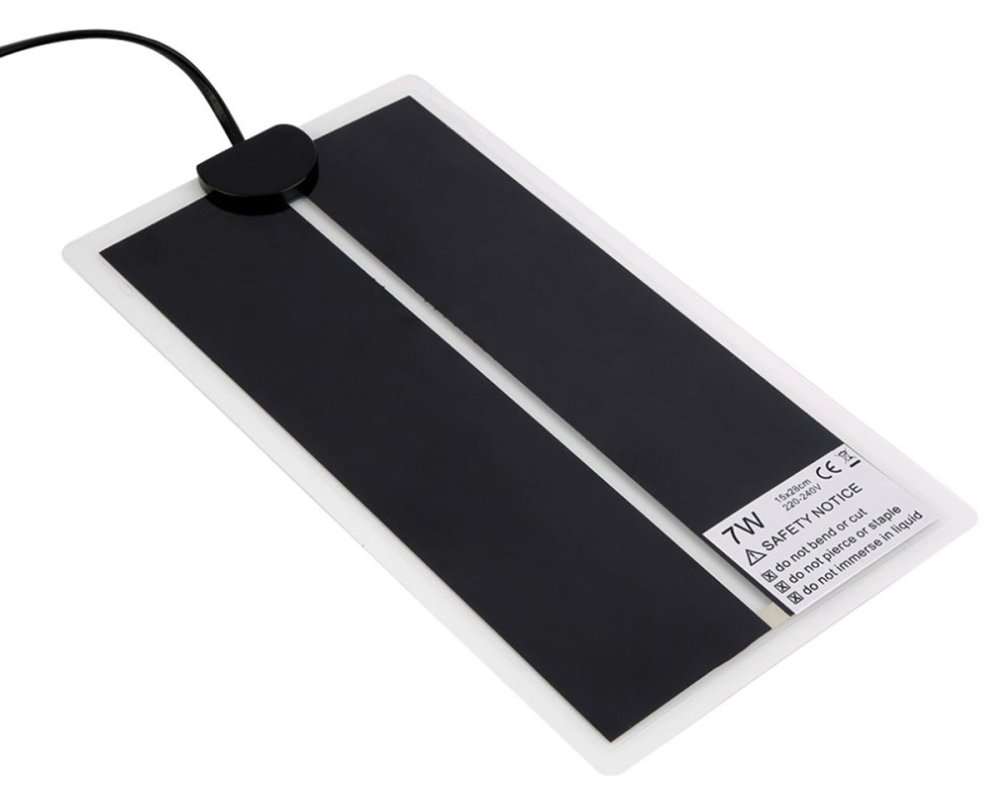 Heating Mat Pad 7W 15x28 cm, Black (4)