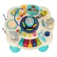 Musical Activity Table with Piano, Drums, and Shape Sorter Bibi-inn, Blue