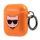 Karl Lagerfeld AirPods 1 / 2 Case Choupette Head, Orange