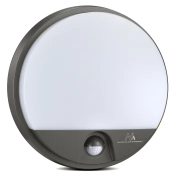 Maclean MCE291 GR LED Outdoor Lamp with Motion Sensor, 15W, 1100lm, Grey