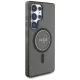 Guess Glitter Circle Classic Logo MagSafe Case for Samsung Galaxy S25 Ultra, Black