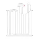 Nukido 718001 Baby Safety Gate, 75-85 cm, White