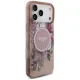 Guess IML Flowers Pearl Strap MagSafe case for iPhone 18 Pro Max / 17 Pro Max, pink