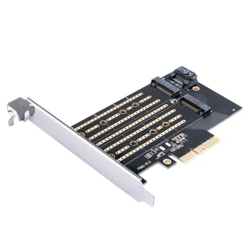 Orico ORICO-PDM2-BP PCI-E 3.0 x4 Expansion Card for M.2 NVMe and SATA Drives, Black