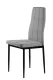 Dining Chairs Set of 4 Upholstered Quilted Kitchen Chairs for Living Room, Grey