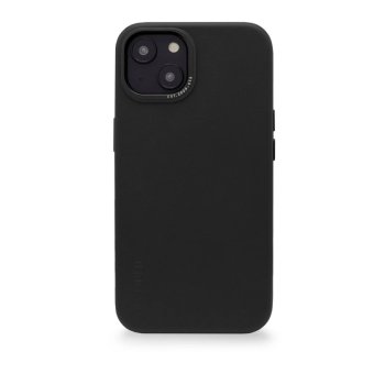 Decoded Leather Backcover for iPhone 14 Plus, Black