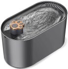 Automatic Dog and Cat Water Fountain Drinker 3L, Gray