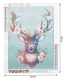 Malatec 5D Diamond Painting Kit, Deer, 30x40 cm