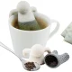Silicone Little Man Tea Infuser for Loose Leaf Tea, Grey