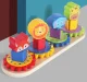 Bakalu Wooden Zoo Sorter with Gears and Geometric Shapes