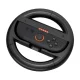Racing Wheels for Nintendo Switch 2 Joy-Con Controllers (2 Pack) - Black