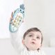 Educational kids smartphone phone in the shape of a carrot, blue