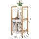 ModernHome 3-Tier Bamboo Shelving Unit RH1908-10