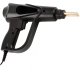 Compact plastic welding machine with 200 staples and LED, black