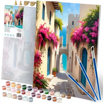 Massido Paint by Numbers Cityscape, 40x50 cm