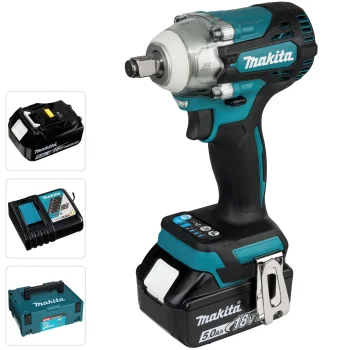 Makita DTW300TJX7 18V LXT 1/2" Cordless Impact Wrench Set (2x 5.0 Ah)