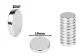 Neodymium Magnets 10x2 mm, Cylindrical, 10 pcs