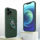 Ring Case Silicone Case with Stand for Samsung Galaxy S22 Ultra, Pink