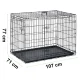 Pethaus PH-202 Foldable Dog Crate 107 x 71 x 77 cm, Size L