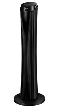 Tower Fan Carruzzo with Ionization and Remote Control, black